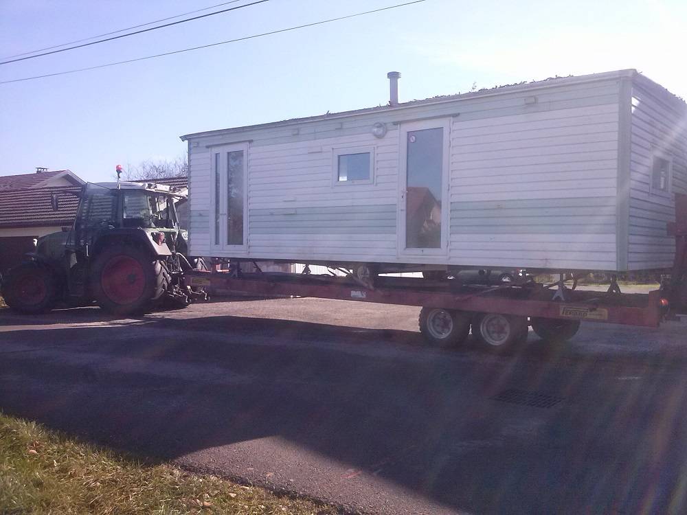 déplacement mobil home